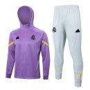Felpa Cappuccio Real Madrid 2024 2025 Porpora 3