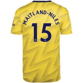 Maglia Arsenal NO.15 Maitland Niles Away 2019 2020 Giallo Maglia Arsenal NO.15 Maitland Niles Away 2019 2020 Giallo