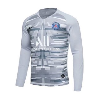 Maglia Paris Saint Germain Home ML Portiere 2019 2020 Grigio Maglia Paris Saint Germain Home ML Portiere 2019 2020 Grigio
