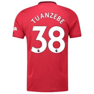 Maglia Manchester United NO.38 Tuanzebe Home 2019 2020 Rosso Maglia Manchester United NO.38 Tuanzebe Home 2019 2020 Rosso