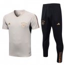 Formazione Germania Set Completo 2022 2023 Grigio Nero