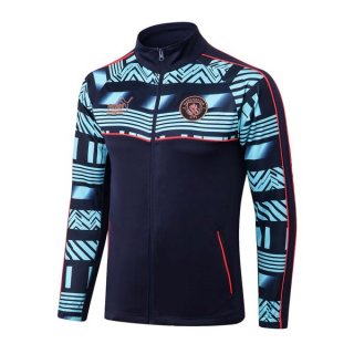 Giacca Manchester City 2023 Nero Blu Giacca Manchester City 2023 Nero Blu