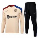 Felpa Allenamento Barcellona 2024 2025 Giallo Blu 3