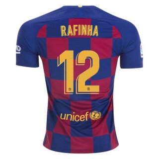 Maglia Barcellona NO.12 Rafinha Home 2019 2020 Blu Rosso Maglia Barcellona NO.12 Rafinha Home 2019 2020 Blu Rosso