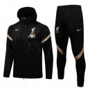 Felpa Cappuccio Liverpool 2022 Nero Oro
