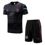 Maglia Formazione Manchester City Set Completo 2022 2023 Grigio