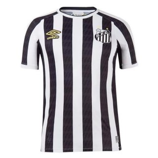 Thailandia Maglia Santos Away 2021 2022 Nero Bianco Thailandia Maglia Santos Away 2021 2022 Nero Bianco