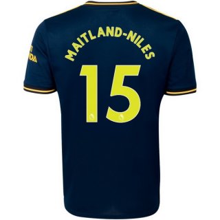 Maglia Arsenal NO.15 Maitland Niles Terza 2019 2020 Blu Maglia Arsenal NO.15 Maitland Niles Terza 2019 2020 Blu