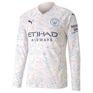 Thailandia Maglia Manchester City Terza Ml 2020 2021 Bianco Thailandia Maglia Manchester City Terza Ml 2020 2021 Bianco
