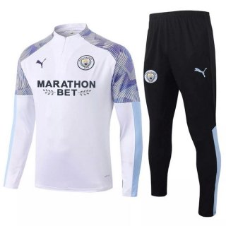 Giacca Manchester City 2020 2021 Bianco Porpora Giacca Manchester City 2020 2021 Bianco Porpora