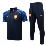 Polo Paesi Bassi Set Completo 2022 2023 Blu