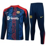 Felpa Allenamento Barcellona 2024 2025 Blu 52