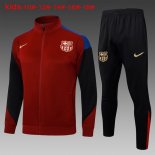 Bambino Giacca Barcellona 2024 2025 Rosso Nero 3