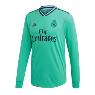 Maglia Real Madrid Terza ML 2019 2020 Verde Maglia Real Madrid Terza ML 2019 2020 Verde