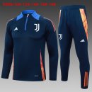 Bambino Felpa Allenamento Juventus 2024 2025 Blu 3