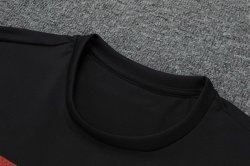 Maglia di Formazione AC Milan Set Completo 2019 2020 Nero Rosso