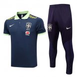 Polo Brasile Set Completo 2023 2024 Blu 2
