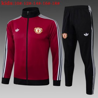Bambino Giacca Manchester United 2025 2026 Rosso Bambino Giacca Manchester United 2025 2026 Rosso