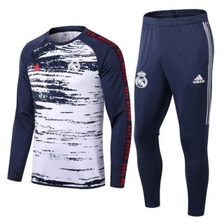 Giacca Real Madrid 2020 2021 Blu Bianco Giacca Real Madrid 2020 2021 Blu Bianco