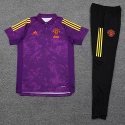 Polo Manchester United Set Completo 2021 2022 Porpora