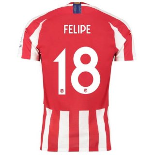Thailandia Maglia Atletico Madrid NO.18 Felipe 2019 2020 Rosso Thailandia Maglia Atletico Madrid NO.18 Felipe 2019 2020 Rosso