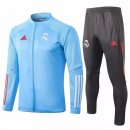 Felpa Real Madrid 2020 2021 Grigio Blu Luce