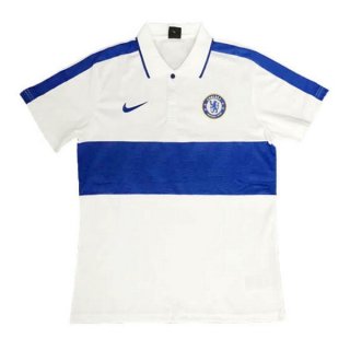 Polo Chelsea 2020 2021 Blu Bianco Polo Chelsea 2020 2021 Blu Bianco