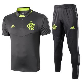 Polo Flamengo Set Completo 2019 2020 Grigio Verde Polo Flamengo Set Completo 2019 2020 Grigio Verde