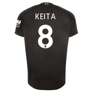 Maglia Liverpool NO.8 Keita Terza 2019 2020 Nero Maglia Liverpool NO.8 Keita Terza 2019 2020 Nero