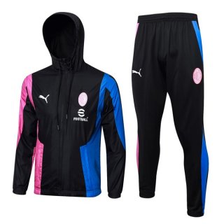 Giacca a vento AC Milan Set Completo 2024 2025 Blu Giacca a vento AC Milan Set Completo 2024 2025 Blu