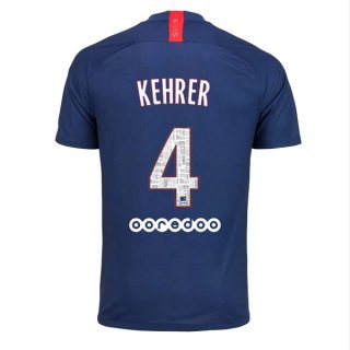 Maglia Paris Saint Germain NO.4 Kehrer Home 2019 2020 Blu Maglia Paris Saint Germain NO.4 Kehrer Home 2019 2020 Blu