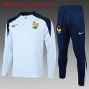 Bambino Felpa Allenamento Francia 2024 2025 Blu 5