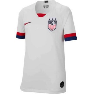 Thailandia Maglia Stati Uniti Home 2019 Bianco Thailandia Maglia Stati Uniti Home 2019 Bianco