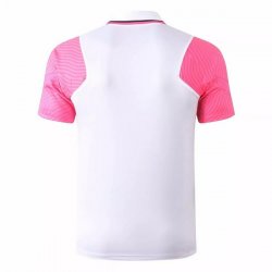 Polo Paris Saint Germain 2020 2021 Bianco Rosa