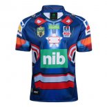 Thailandia Maglia Newcastle Knights Hombre Acero 2017 2018 Blu