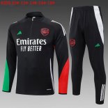 Bambino Felpa Allenamento Arsenal 2024 2025 Nero 3