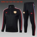 Bambino Giacca Manchester United 2024 2025 Nero Rosso