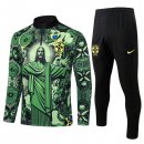 Felpa Allenamento Brasile 2025 2026 Verde