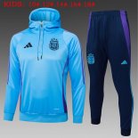 Bambino Felpa Cappuccio Argentina 2025 2026 Blu