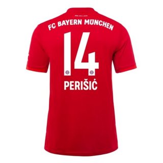 Maglia Bayern Munich NO.14 Perisic Home 2019 2020 Rosso Maglia Bayern Munich NO.14 Perisic Home 2019 2020 Rosso