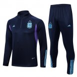 Felpa Allenamento Argentina 2022 2023 Blu Porpora