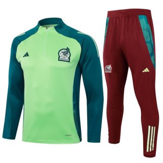 Felpa Allenamento Messico 2024 2025 Verde 3 Felpa Allenamento Messico 2024 2025 Verde 3