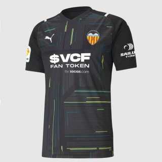 Thailandia Maglia Valencia Portiere 2021 2022 Nero Thailandia Maglia Valencia Portiere 2021 2022 Nero