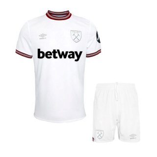 Maglia West Ham Away Bambino 2023 2024 Maglia West Ham Away Bambino 2023 2024