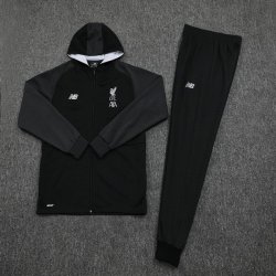 Felpa Liverpool 2019 2020 Nero Bianco Grigio