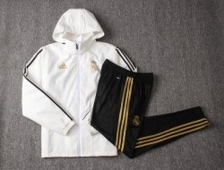Giacca a vento Real Madrid Set Completo 2019 2020 Bianco Nero