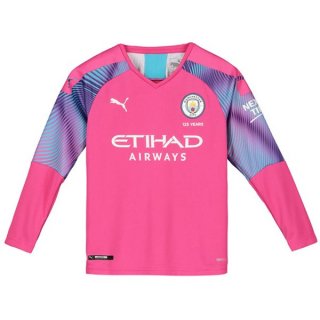 Maglia Manchester City ML Portiere 2019 2020 Rosa Maglia Manchester City ML Portiere 2019 2020 Rosa