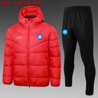 Piumino Napoli Set Completo 2024 2025 Rosso Piumino Napoli Set Completo 2024 2025 Rosso