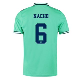 Maglia Real Madrid NO.6 Nacho Terza 2019 2020 Verde Maglia Real Madrid NO.6 Nacho Terza 2019 2020 Verde