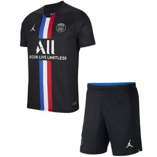 Maglia Paris Saint Germain 4ª Bambino 2019 2020 Nero Maglia Paris Saint Germain 4ª Bambino 2019 2020 Nero